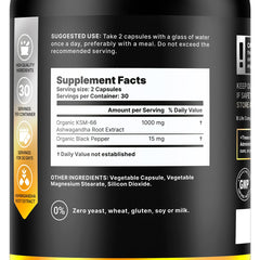 KSM-66 Ashwagandha capsules – 60 vegan capsules