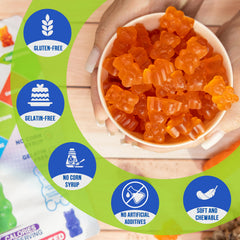 Vegan, gluten-free, and non-GMO packaging label