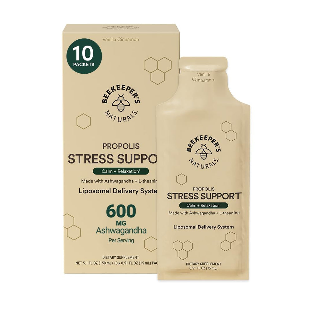 Hero image of Ashwagandha Liposomal Stress Support by Beekeeper's Naturals 600mg 10ct