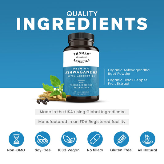 Ashwagandha capsules for mood support