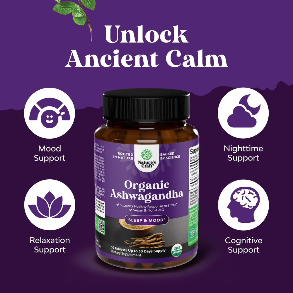 Image showing organic ashwagandha root ingredients.