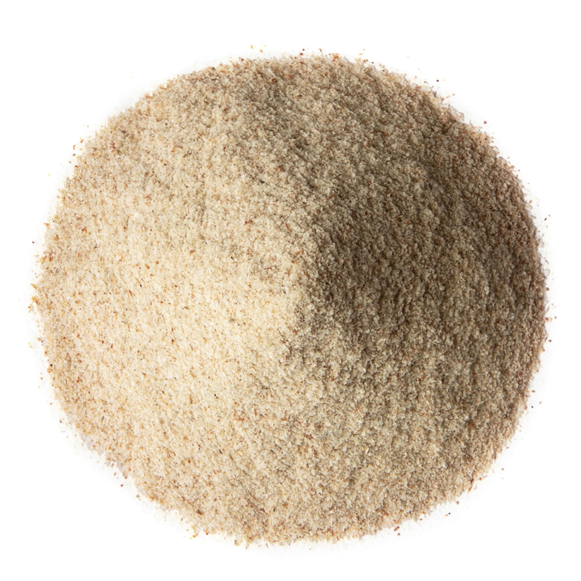 Finely ground organic ashwagandha powder close-up
