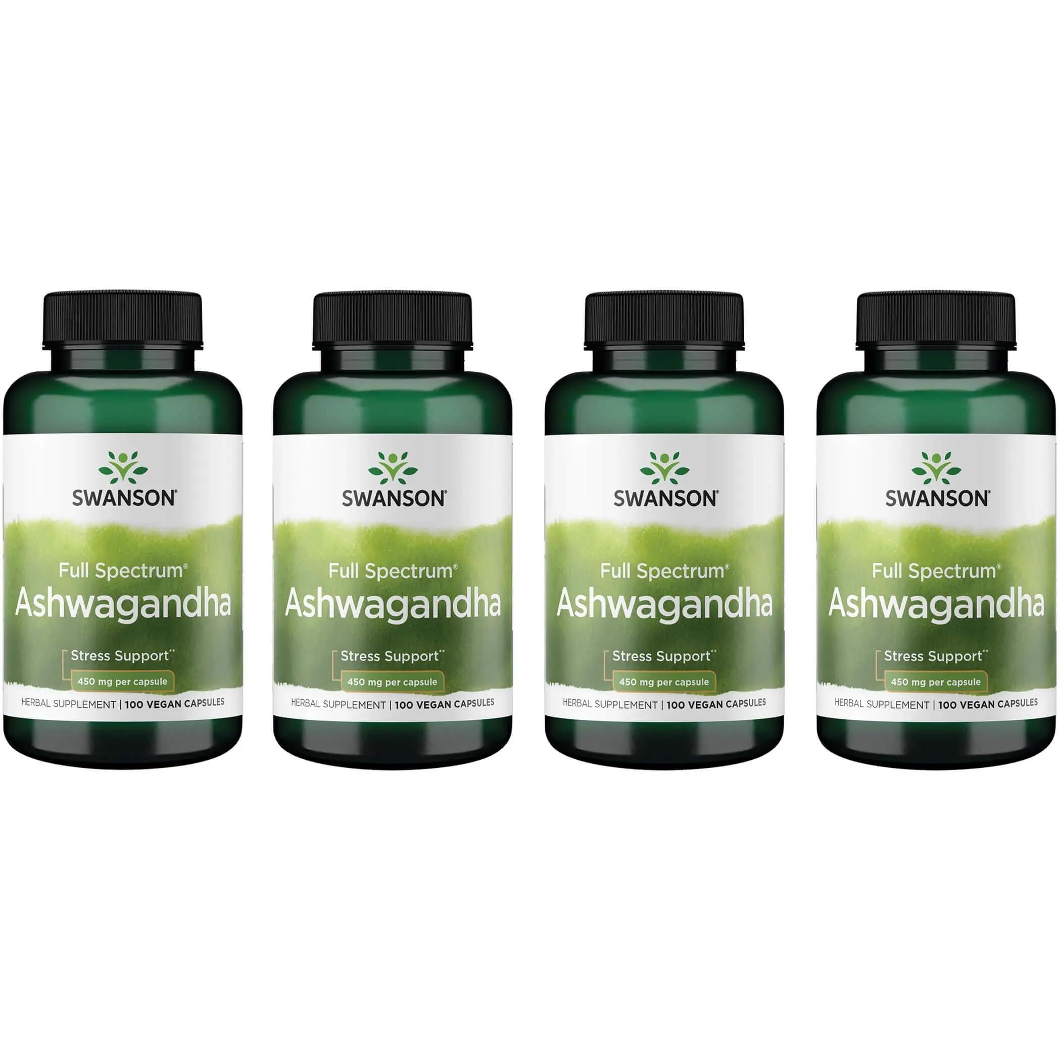 Bottle of Swanson Ashwagandha Powder Supplement