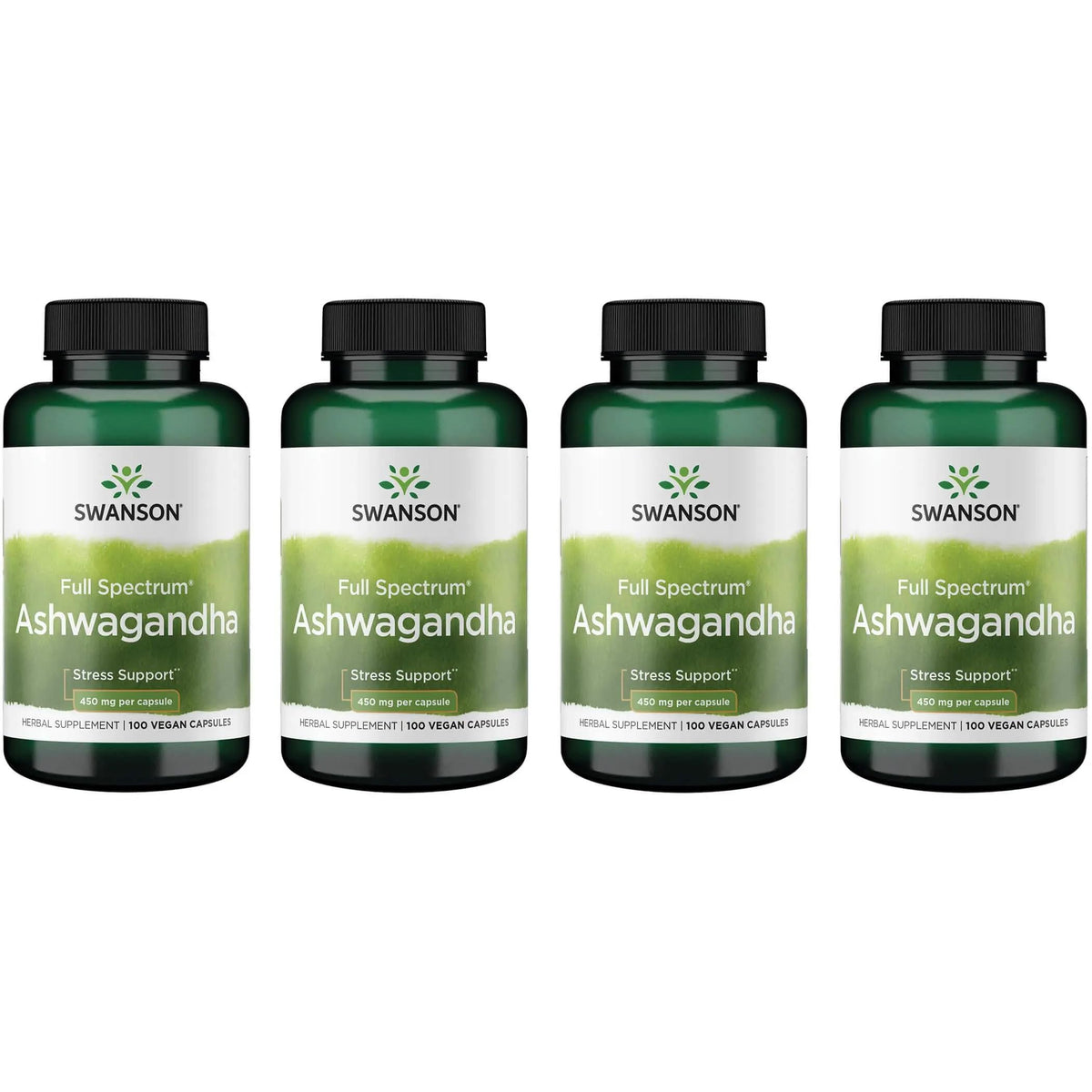 Bottle of Swanson Ashwagandha Powder Supplement