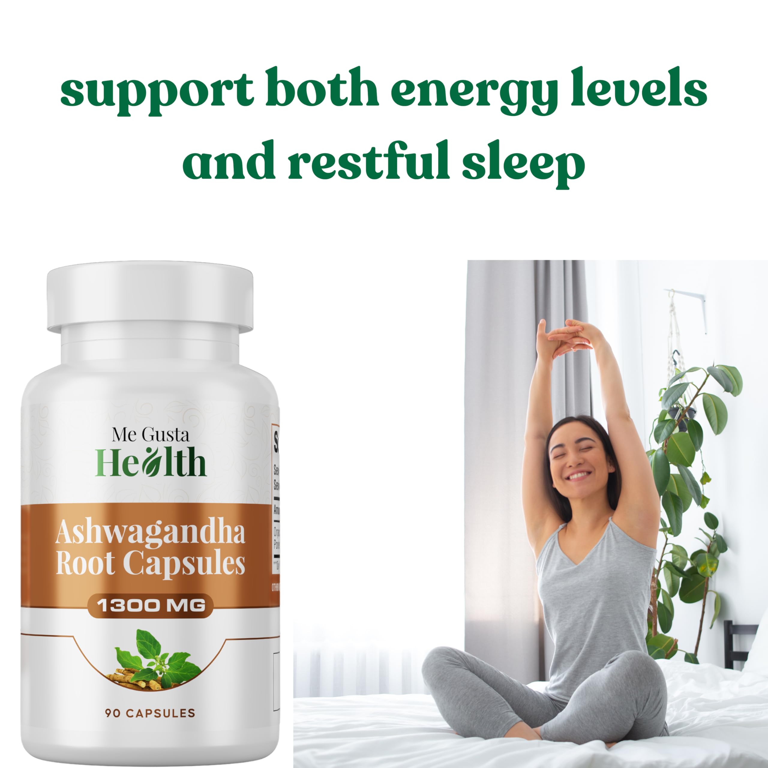 Ashwagandha capsules for mood and energy support
