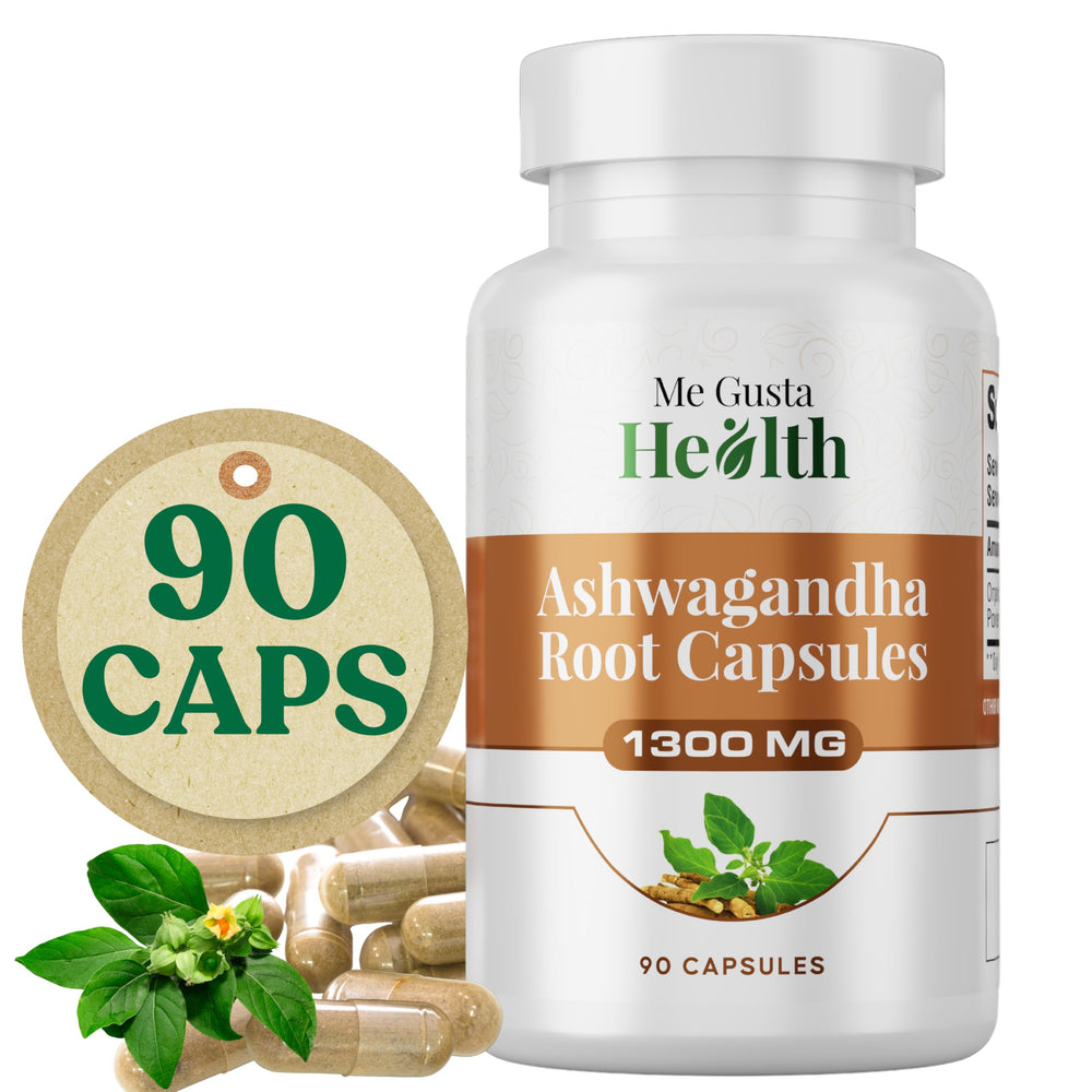 90-count bottle packaging for Ashwagandha capsules