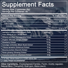 Shilajit gummies with Ashwagandha