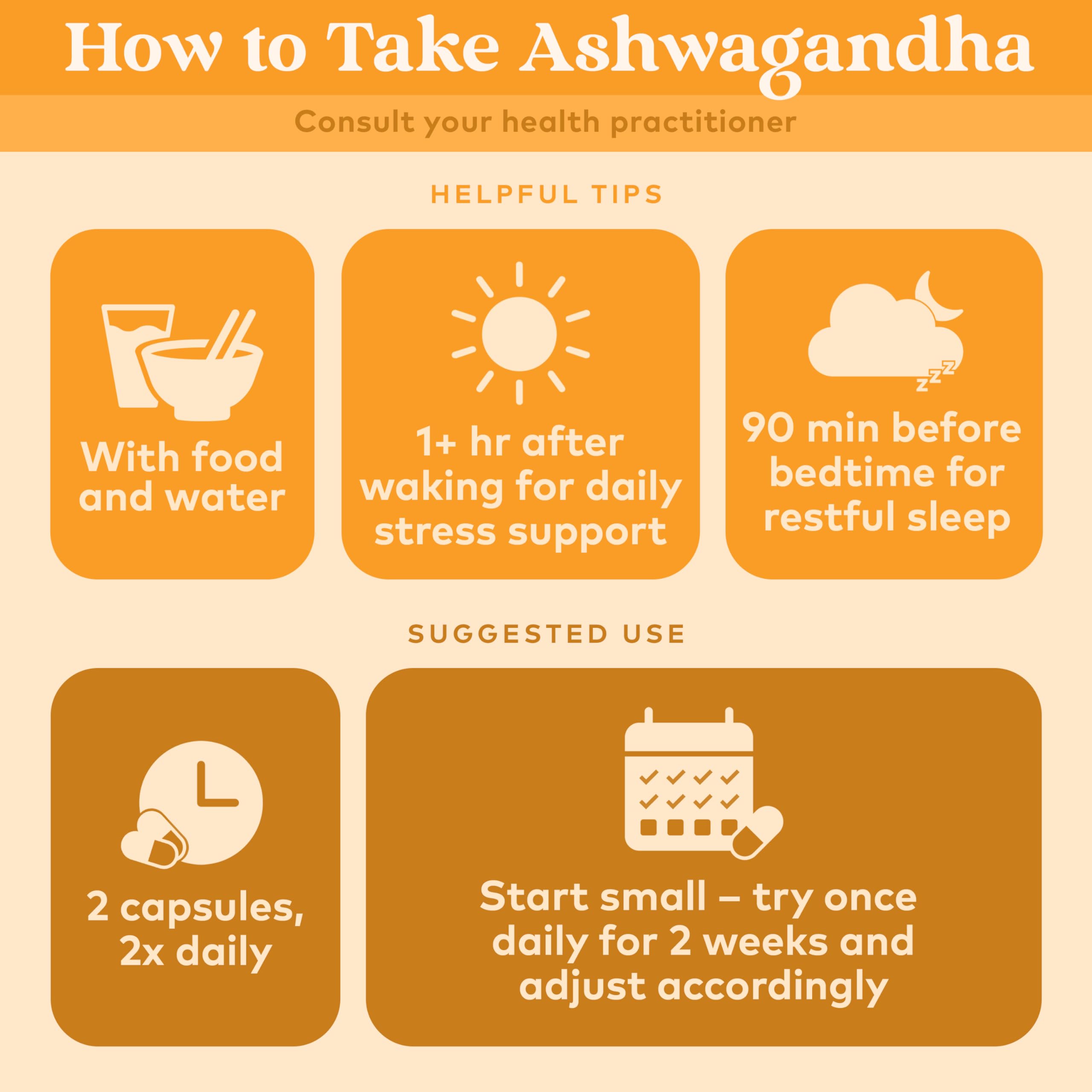 Ashwagandha capsules supporting sleep quality