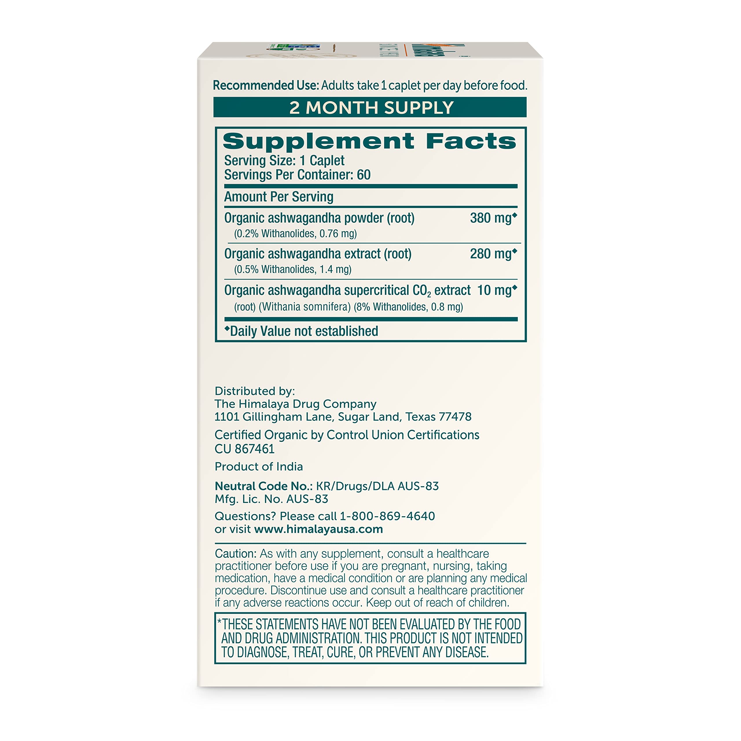 Ashwagandha stress relief and adrenal support