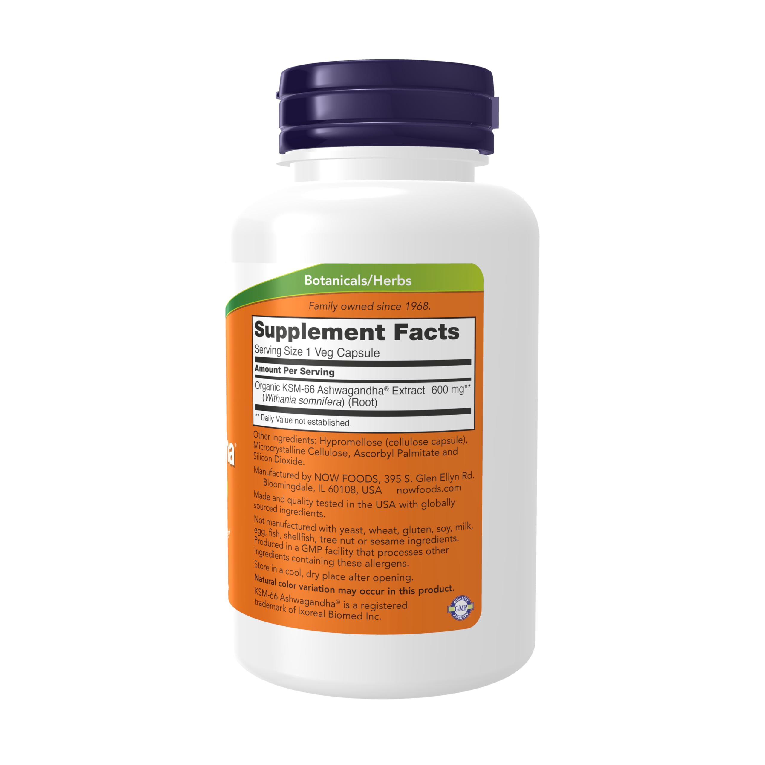 Capsules of Ashwagandha for stress support