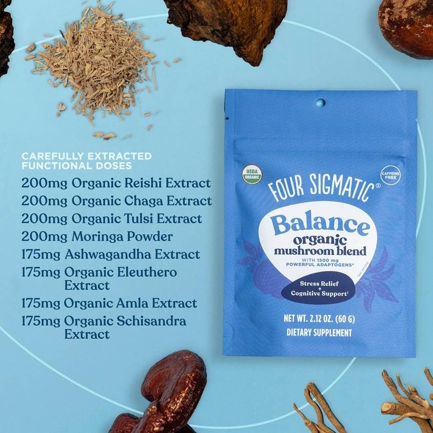 Ashwagandha root with Tulsi leaves (Holy Basil)