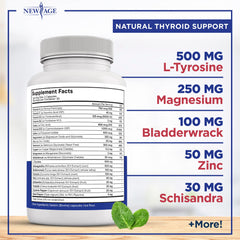 Ashwagandha and L-tyrosine included in thyroid blend