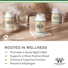Capsules and serving size 60 servings illustrated