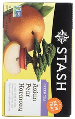 Loose green tea leaves and pear slices for Asian Pear Harmony Green Tea