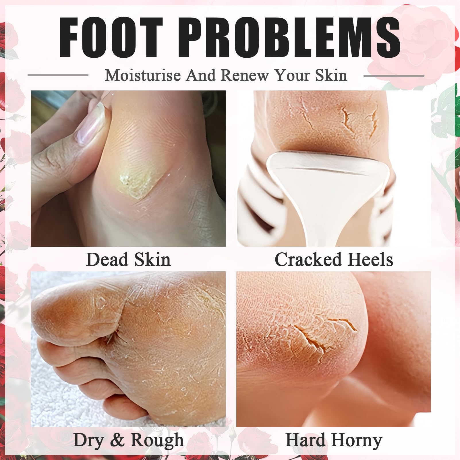 ASMAYSA foot care reveals smoother heels and soles after use
