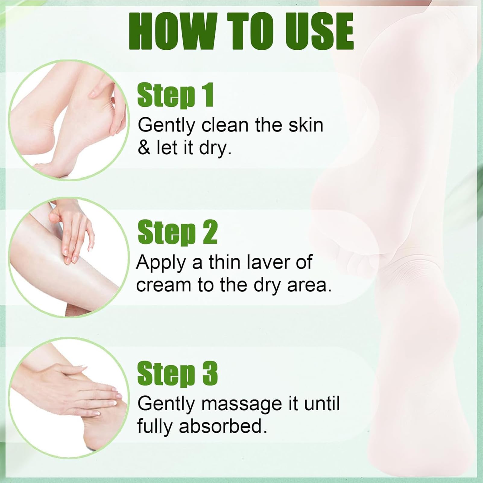 ASMAYSA travel-size foot cream kit for on-the-go hydration.