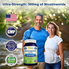 Nicotinamide flush-free (Niacinamide) product badge