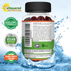 Raspberry-flavored gummies texture