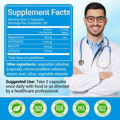 Glycinate form of magnesium in the ASSR blend