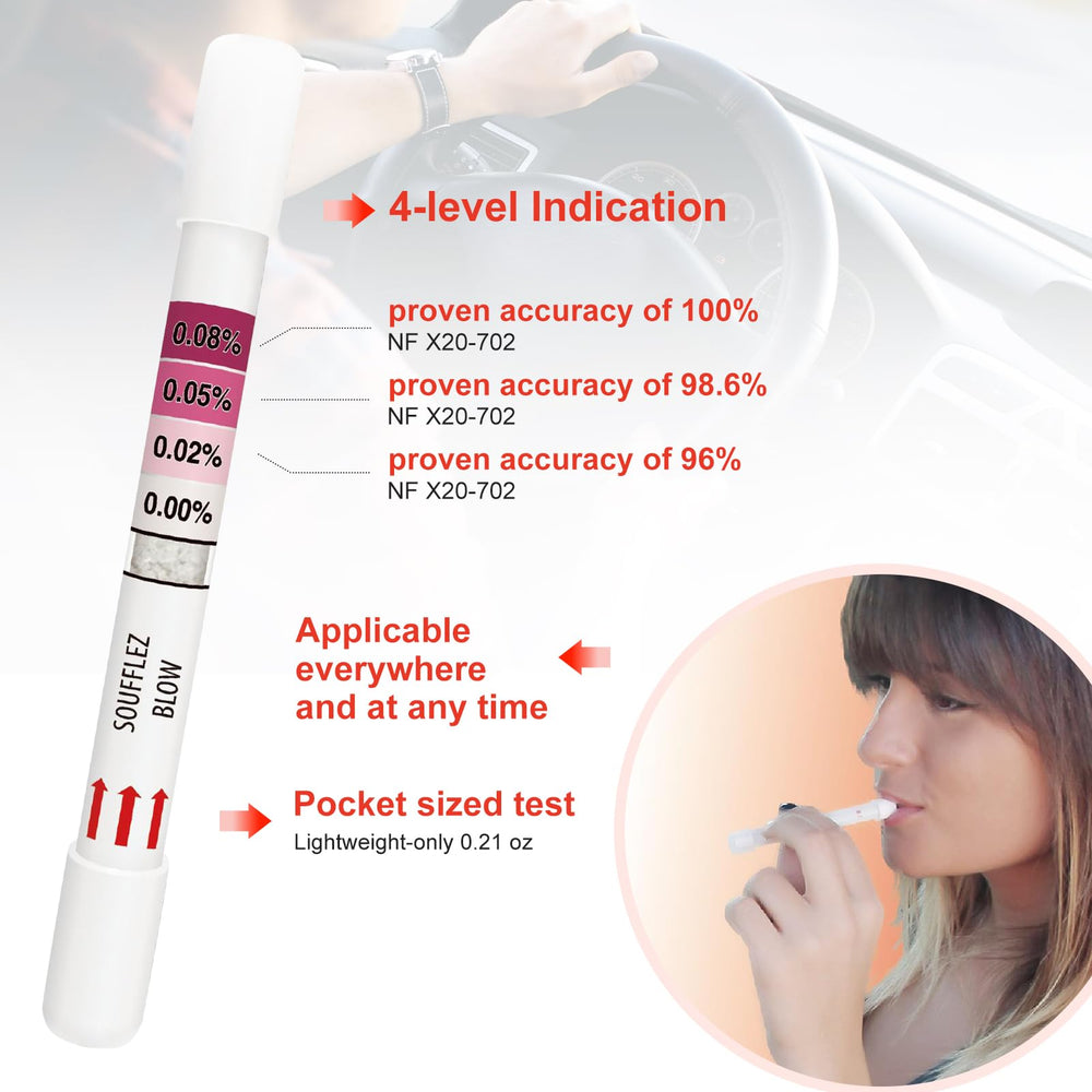 AssuTest Breathalyzer kit contents