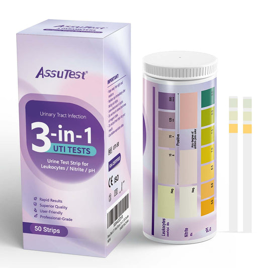 AssuTest UTI test strips packaging