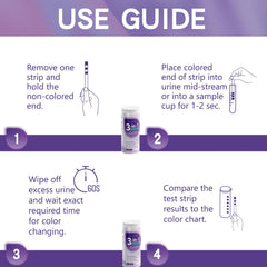 50-count box of AssuTest UTI test strips