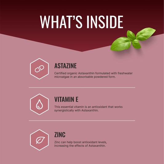 Powder-form Astaxanthin Astazine certified organic