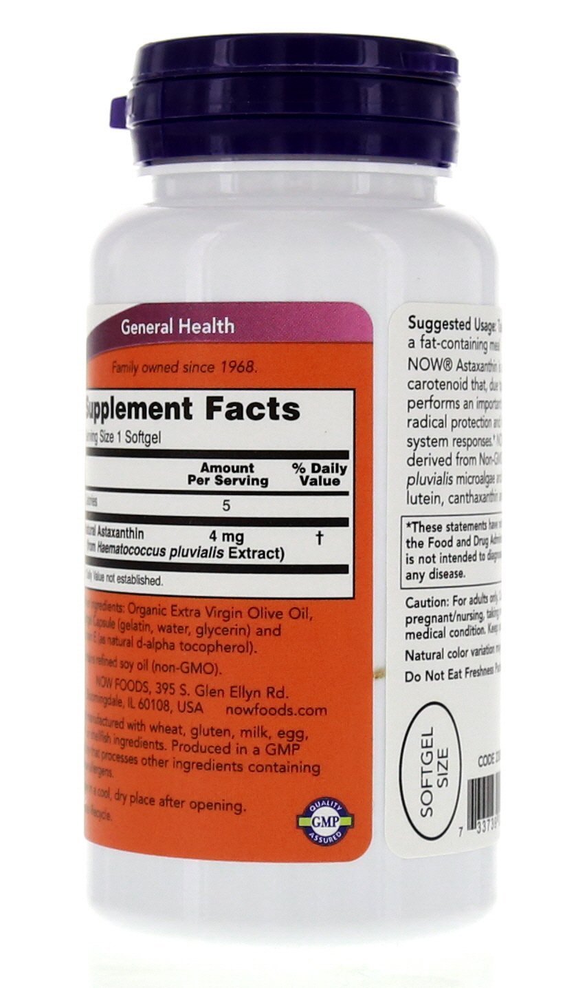 Gluten-free label on supplement bottle