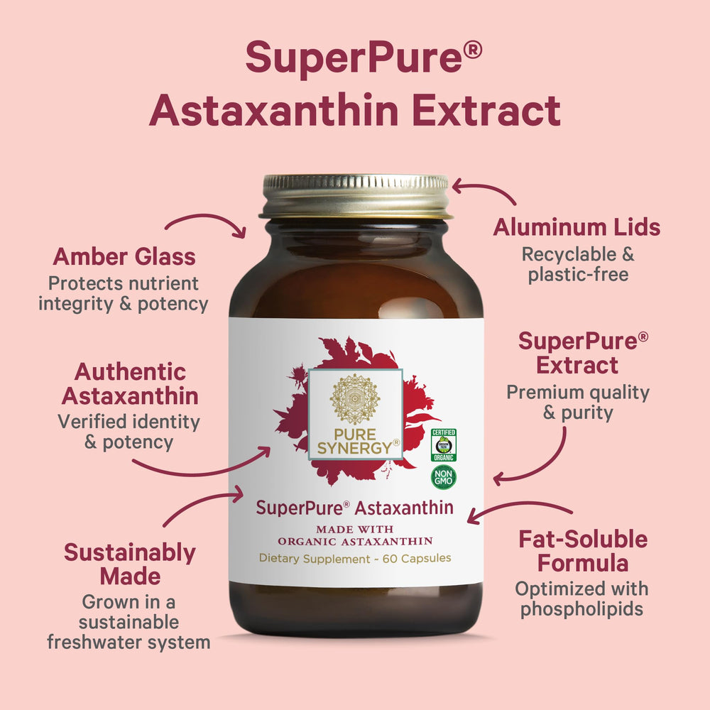 Astaxanthin with sunflower lecithin for enhanced absorption