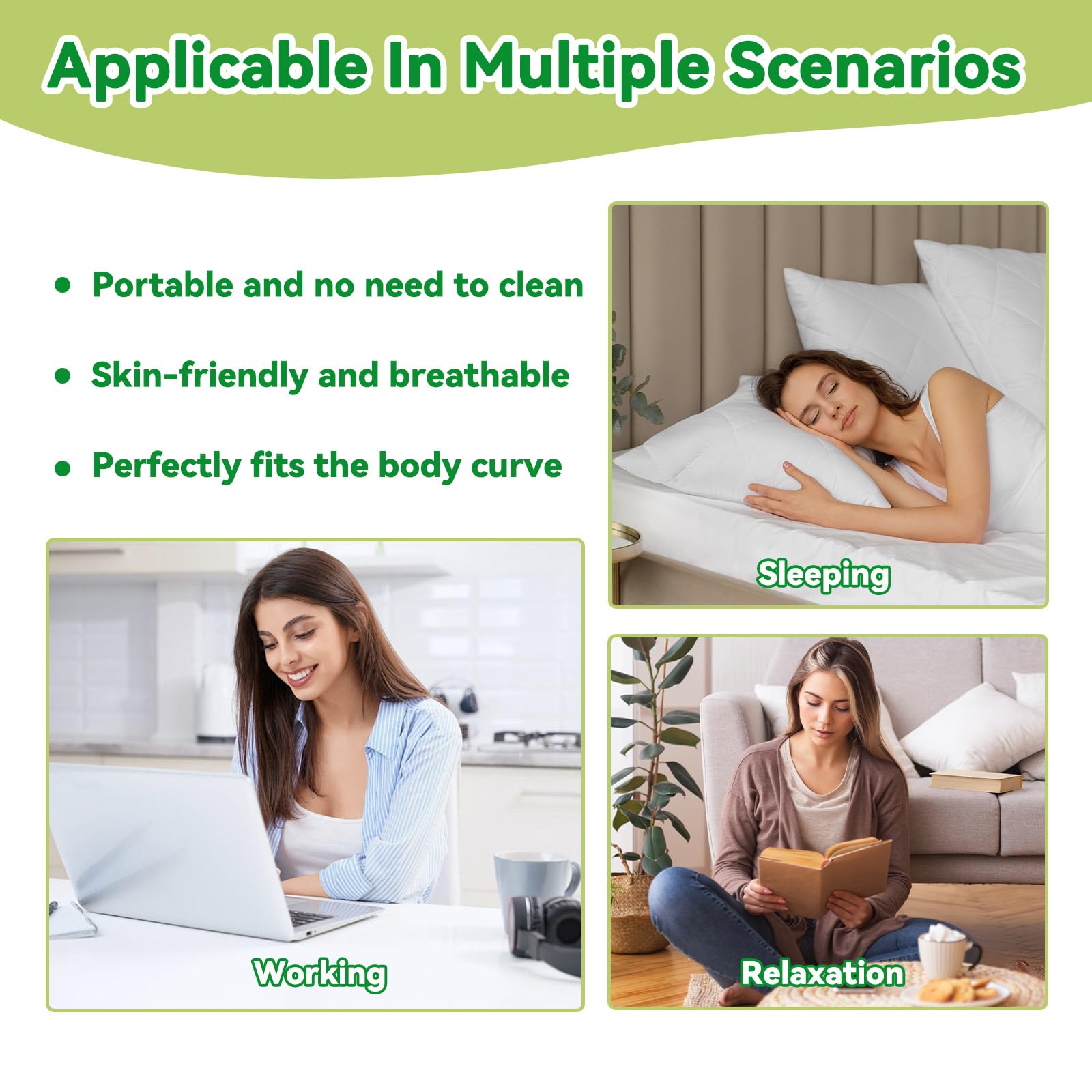 Breathable skin-friendly materials and adhesive backing