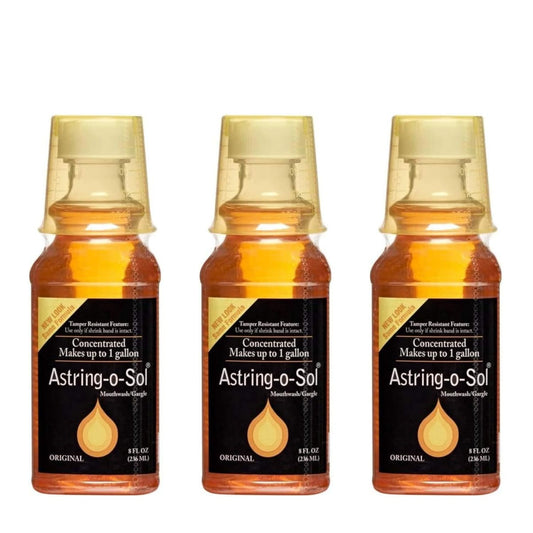Astring-O-Sol Concentrated Mouthwash/Gargle Original 8 oz Pack of 3