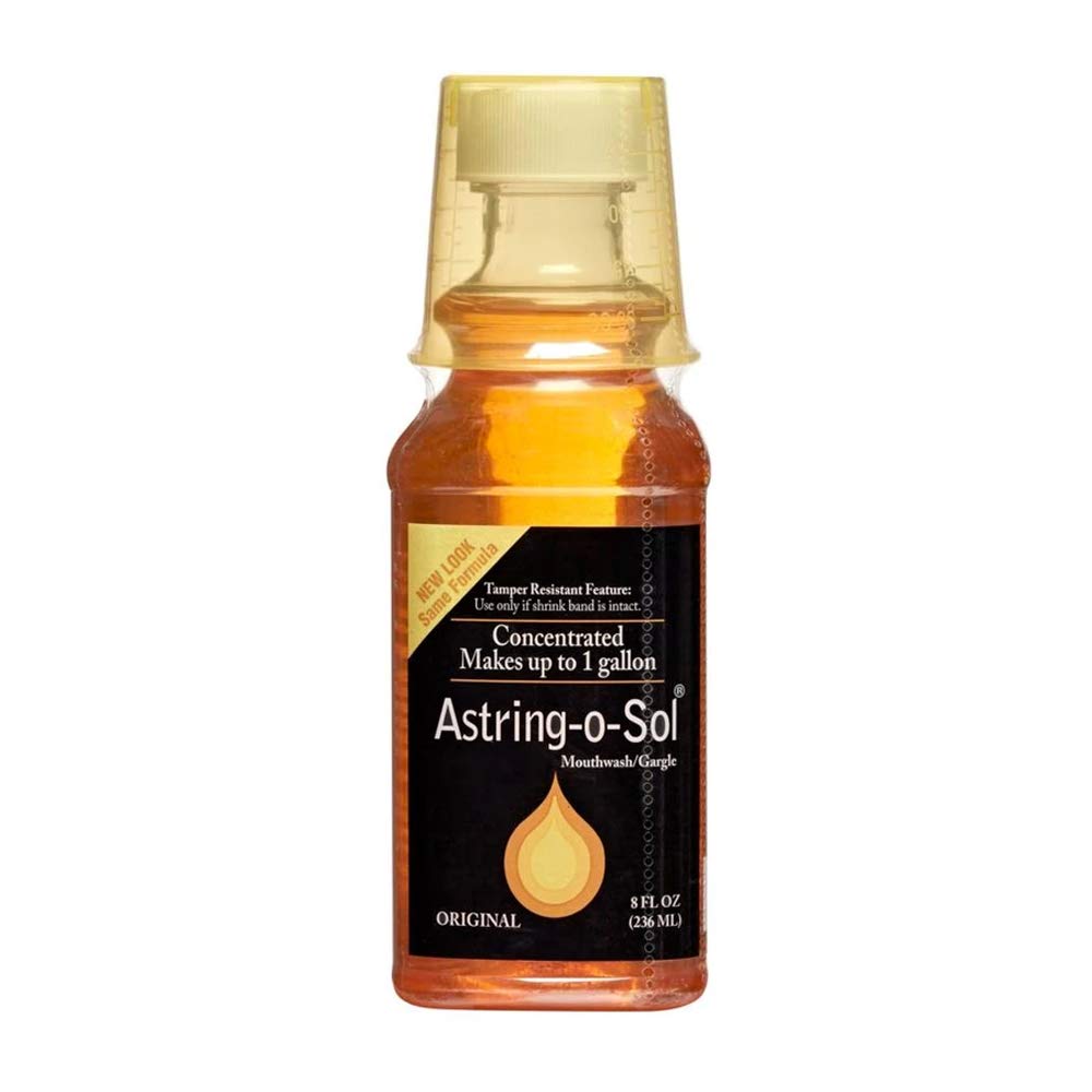 Astring-O-Sol Concentrated Mouthwash/Gargle Original 8 oz – Pack of 4