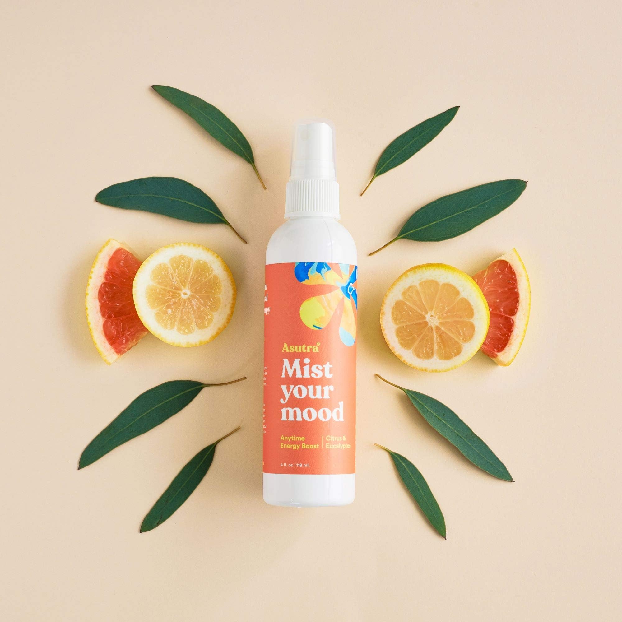 Citrus & Eucalyptus scent for freshness in spray bottle