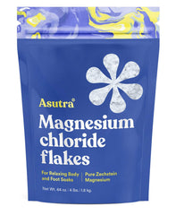 ASUTRA Magnesium Chloride Bath Flakes 4 lbs front view