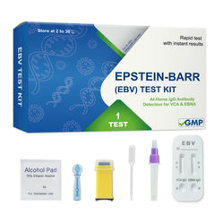 At-home Epstein-Barr Virus test kit with finger-prick sample