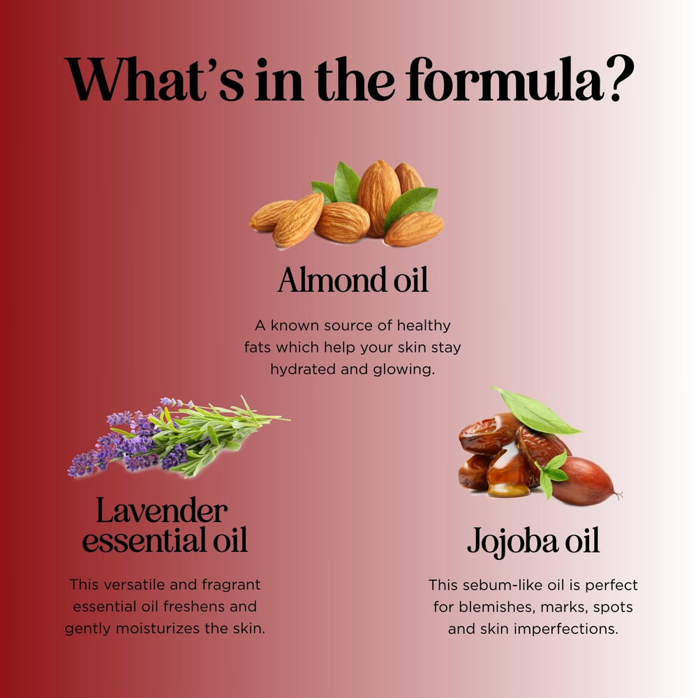 At home spa day massage oil