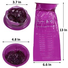 ATDAWN emesis bag packaging highlights bulk 24-pack value for home, travel, and office readiness.