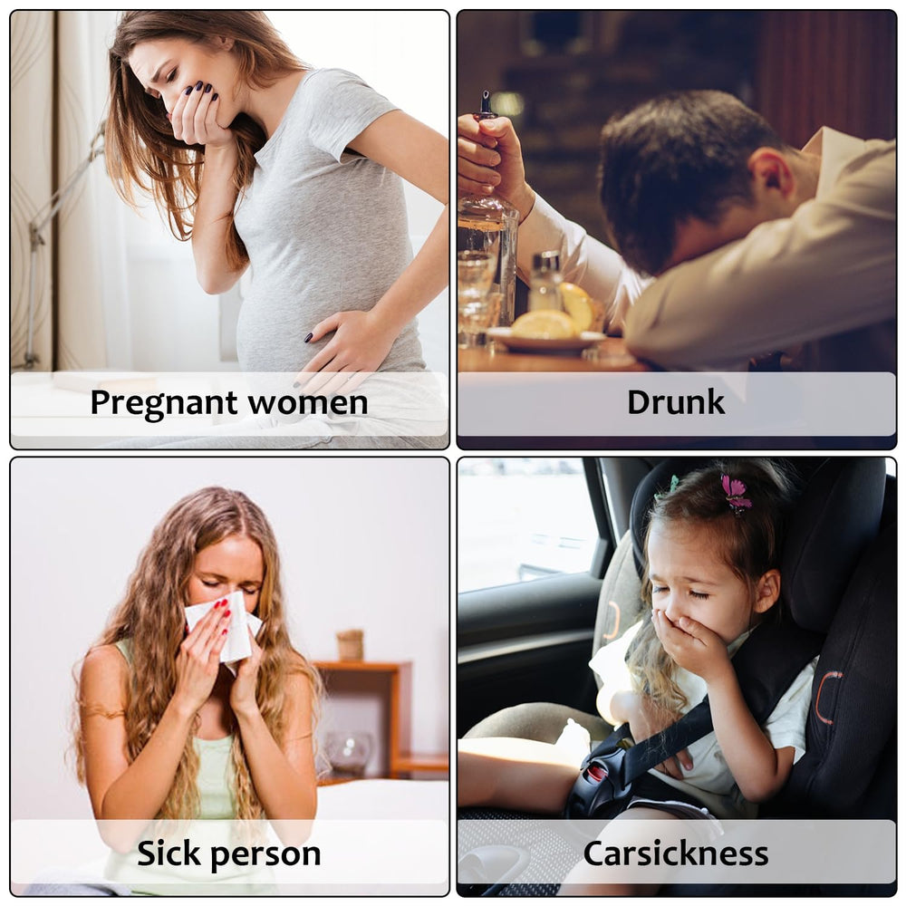 ATDAWN emesis bag secure-fit design helps minimize leaks during busy commutes.