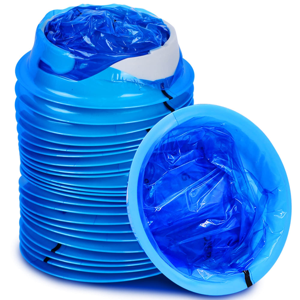 ATDAWN emesis bag 24-pack blue packaging demonstrates portable, travel-ready design for on-the-go needs.