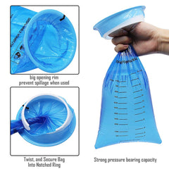 ATDAWN emesis bag graduated markings help measure contents accurately.