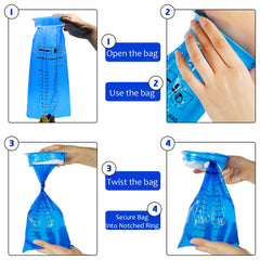 ATDAWN emesis bag latex-free single-use option for sensitive users.