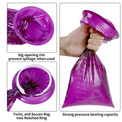 ATDAWN emesis bag sealed closure prevents odors when disposing