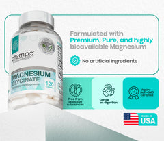 Magnesium glycinate aiding muscle relaxation and neuromuscular function