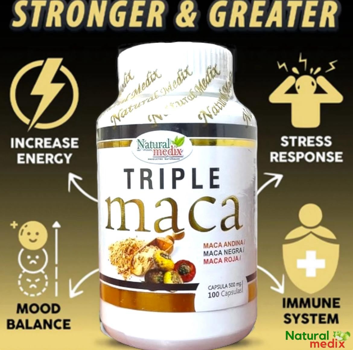 Athlete taking maca supplement to support energy and endurance