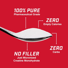 Athlete performing strength training with creatine supplement