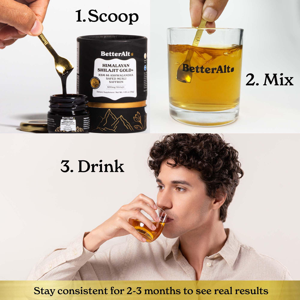 Athletic recovery and performance with Shilajit Gold