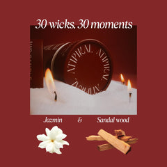 Elegant home décor candle suitable for weddings and DIY