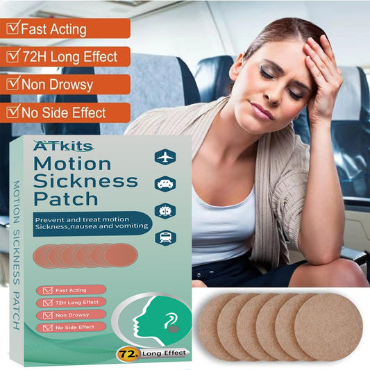 ATkits behind-ear patch demonstrates discreet and fast relief during travel