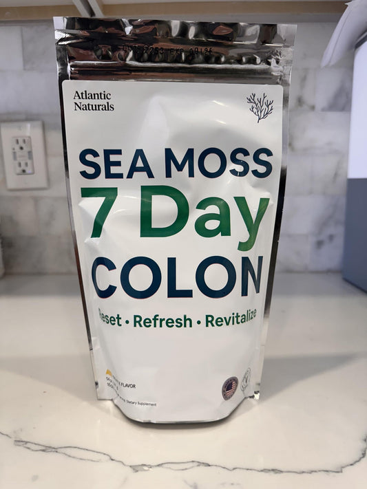 Hero image: Atlantic Naturals Sea Moss Digestive Support Drink Mix Pineapple flavor, 14oz, 7-Day Program