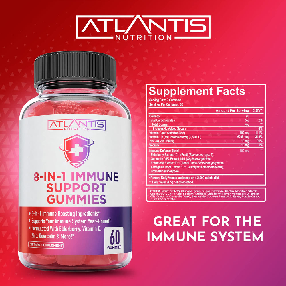 People enjoying berry-flavored immune gummies (adults and kids)
